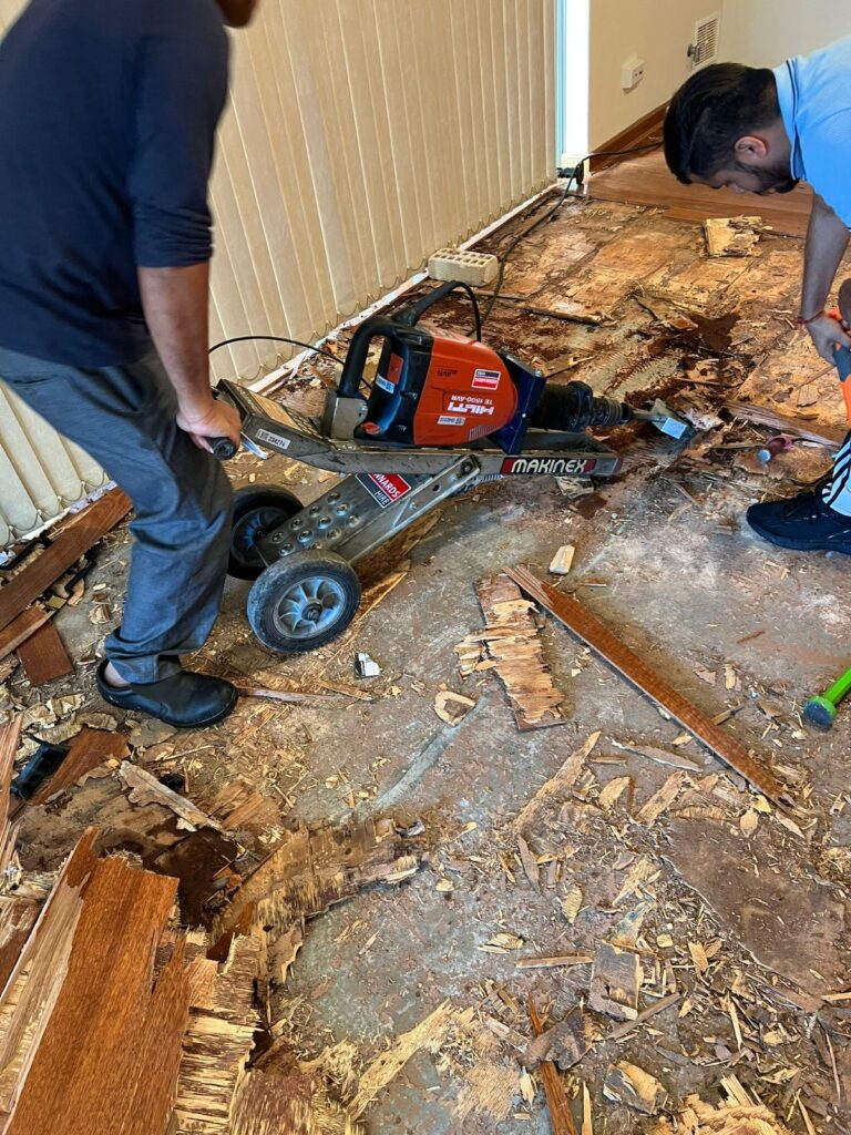 basement flood damage restoration