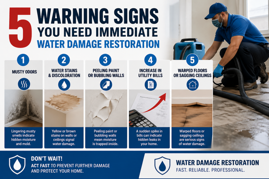 5 Warning Signs You Need Immediate Water Damage Restoration - GSB Flood ...